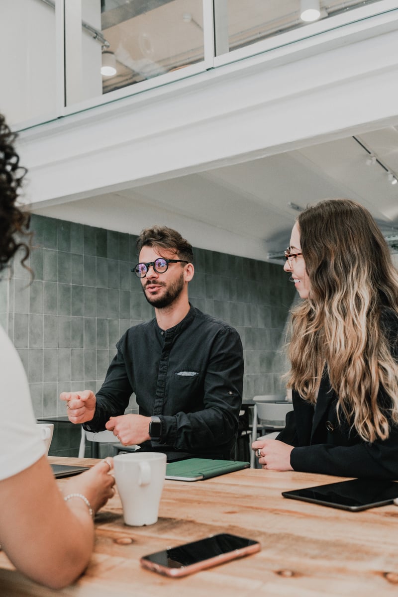 Cool Corporate Team in a Meeting